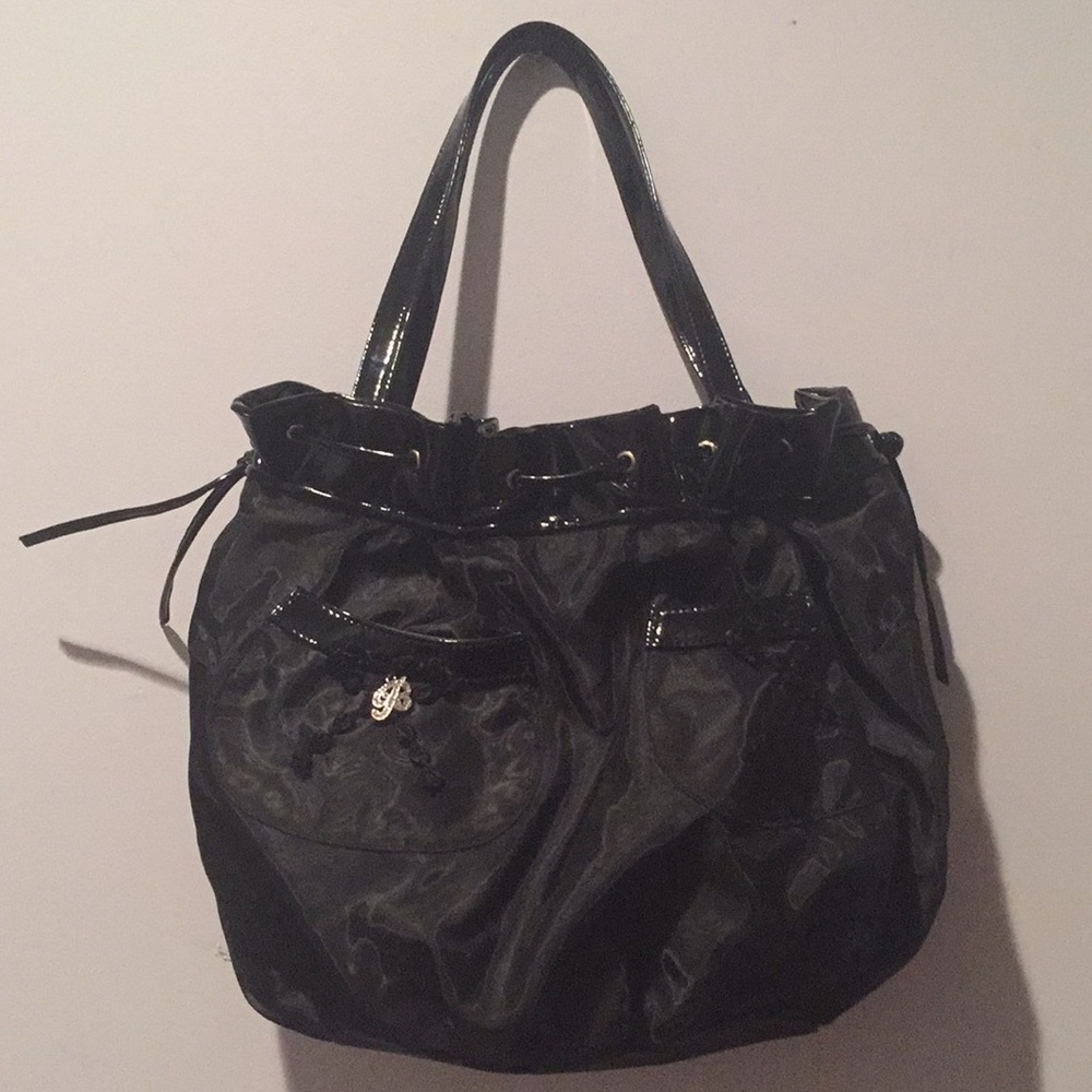 BLUMARINE Bag / leather + chiffon